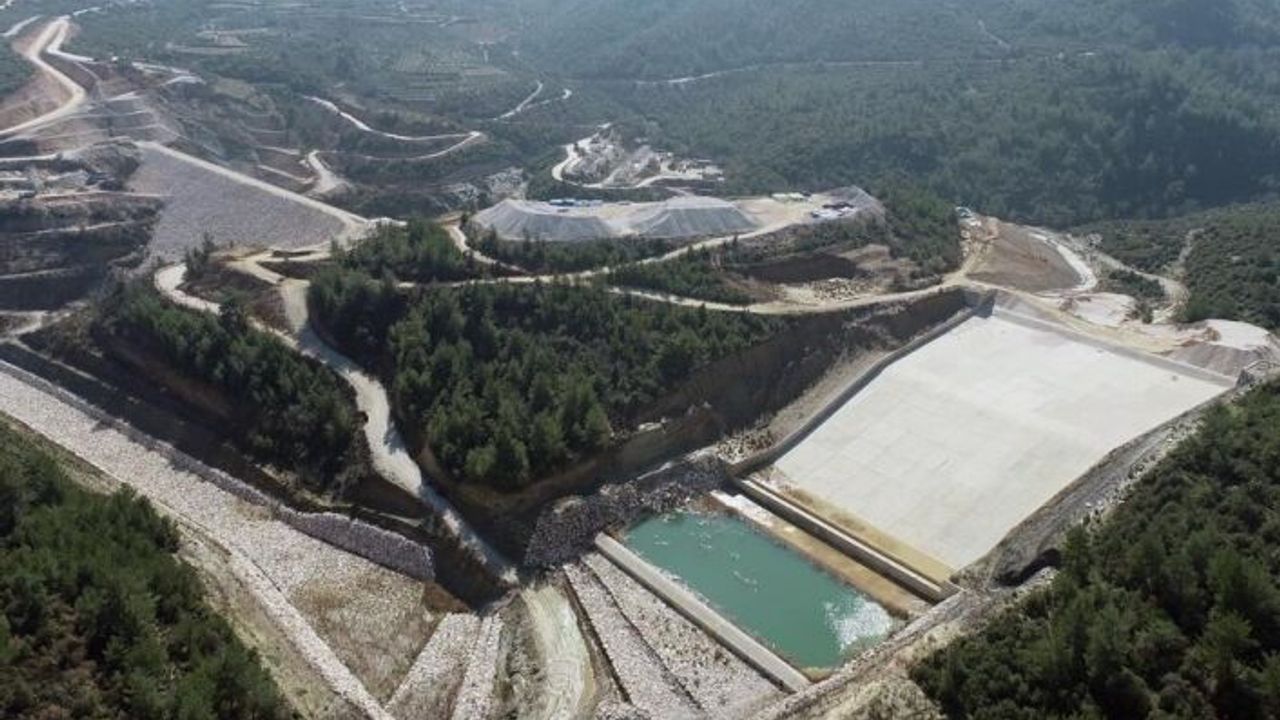 YATAĞAN GİRNE BARAJI TAMAMLANMAK ÜZERE