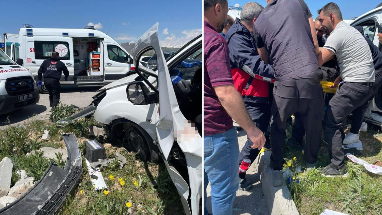 Van'da feci kaza: Dört ölü, iki yaralı