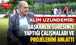 ALİM UZUNDEMİR: "ORTACA BELEDİYE BAŞKANLIĞI İÇİN YENİDEN ADAYIM"