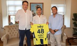 BODRUM FENERBAHÇELİLER DERNEĞİNDEN AHMET ARAS'A FORMALI ZİYARET