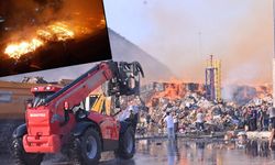 ALEVLER GECEYİ AYDINLATTI! SÖKE KİPAŞ KAĞIT FABRİKASI SABAHA KADAR YANDI