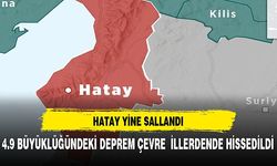 DEPREM HATAY'I BİR KEZ DAHA SALLADI