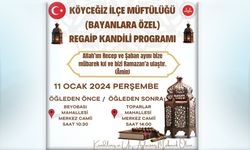 KÖYCEĞİZ'DE REGAİP KANDİLİ ÖZEL PROGRAMI!