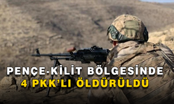 PENÇE KİLİT OPERASYON BÖLGELERİNDE 4 PKK'LI TERÖRİST ÖLDÜRÜLDÜ