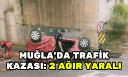 OTOMOBİL TAKLA ATTI! 2 KİŞİ AĞIR YARALANDI