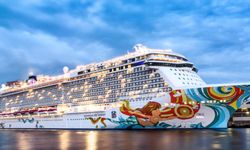 DÜNYANIN EN BÜYÜK GEMİLERİNDEN NORWEGIAN GETAWAY BODRUM’A DEMİR ATTI!