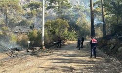 Menteşe'de asker ve itfaiye sahada! Yangının çıkış sebebi araştırılıyor