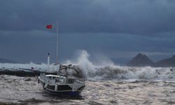 Feribot seferlerine hava muhalefeti; Bodrum-Datça feribot seferleri iptal edildi