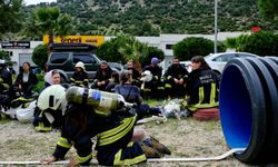 Muğla'daki gönüllü itfaiyecilik eğitimleri Bodrum’da devam etti