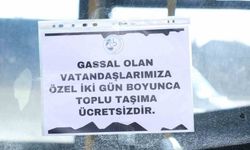 O belediyeden gassallara jest; 2 günlüğüne toplu taşıma ücretsiz