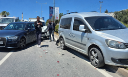 Bodrum’da trafik kazası: 4 araç kazaya karıştı
