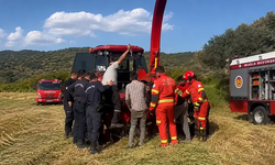 Milas’ta korkunç kaza: Tarım makinesine sıkışan genç ağır yaralandı