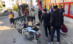Milas’ta motosiklet yayaya çarptı: 2 yaralı