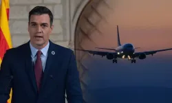 Sanchez'in uçağı Ankara'ya acil iniş yaptı