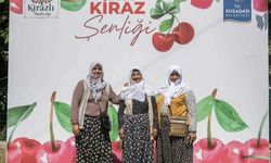 Kirazlı’da Geleneksel Kiraz Şenliği’ne yoğun ilgi