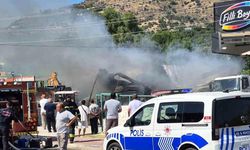 Bodrum'da yapı market yangını: Bir kişi yaralı