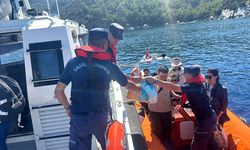 Datça'da 19 sığınmacı kurtarıldı