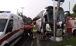 İstanbul'da yolcu otobüsü kazası: İkisi ağır 30 yaralı