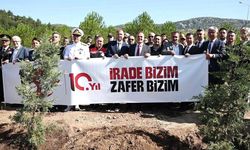 Menteşe'de 15 Temmuz şehitleri için fidan dikildi