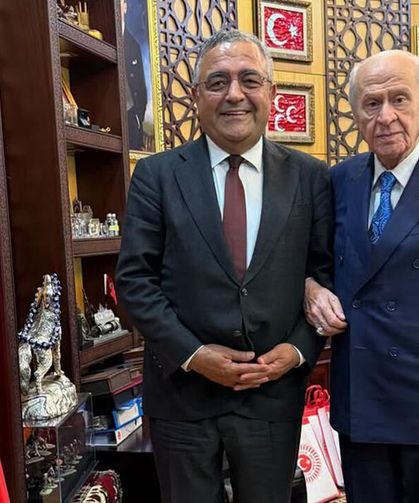 MHP Lideri Bahçeli CHP Milletvekili Tanrıkulu ile görüştü