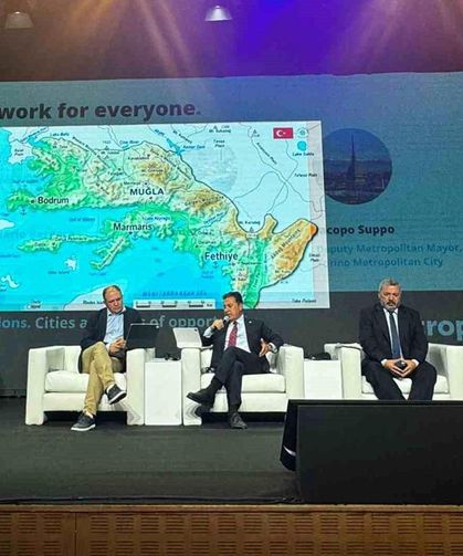 Başkan Aras Dünya Metropoller Birliği’nde Muğla’yı anlattı