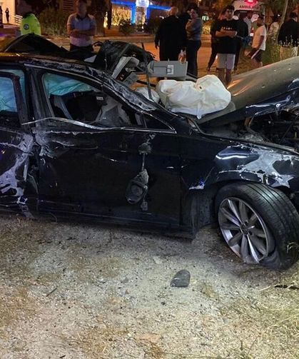 Bodrum’da otomobil takla attı: İkisi ağır üç yaralı