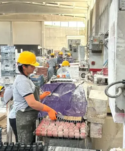 Mermer atıklarından 2 milyon dolarlık ihracat