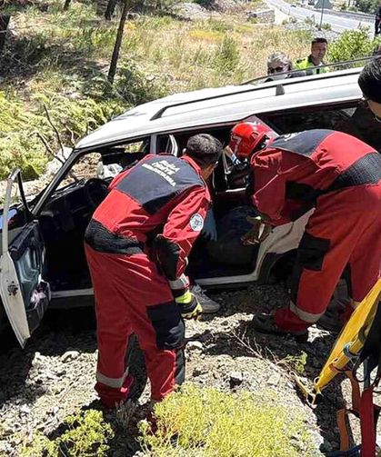 Muğla-Denizli yolunda kaza: İki yaralı