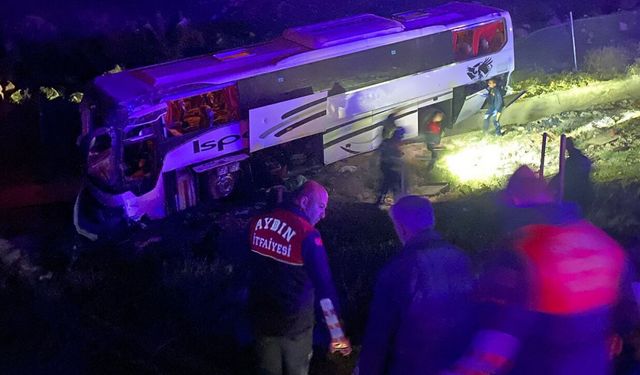 Aydın’da Yolcu Otobüsü Şarampole Uçtu: 1 Ölü, 32 Yaralı