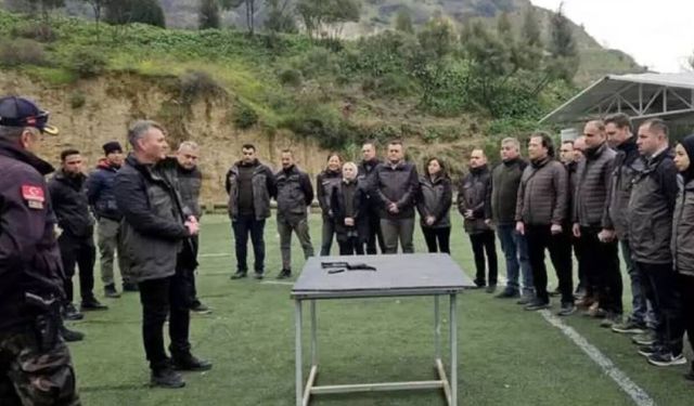 Orman personeline silah bakımı ve kullanma eğitimi