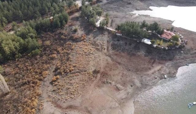 Ula Göleti'nde kuraklık alarmı! Su seviyesi düşüyor