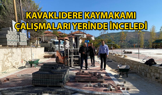 Kavaklıdere'deki Asarköy Camii'nin Yol Çalışmaları Sürüyor