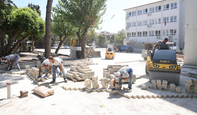 MARMARİS ORTAOKULU BELEDİYE TARAFINDAN SEZONA HAZIR HALE GETİRİLDİ