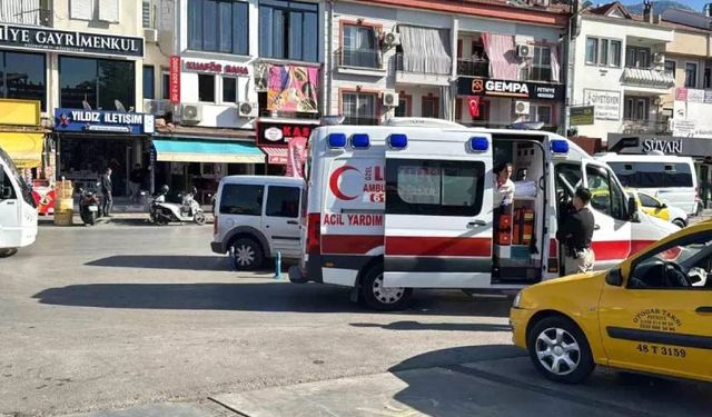 Fethiye'de bıçaklı tartışma: 1 yaralı