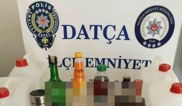 Datça’da kaçak içki operasyonu: 1 kişi yakalandı