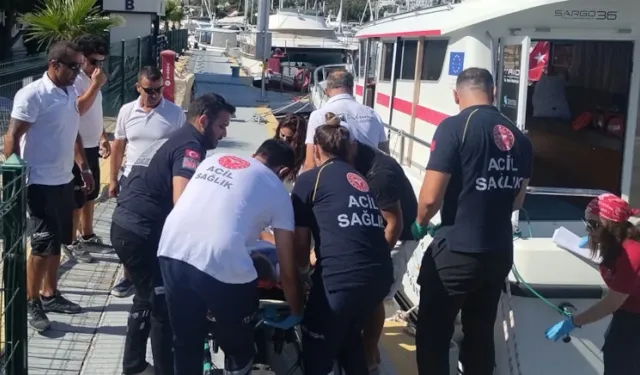 Muğla Datça’da bir dalgıç vurgun yedi!
