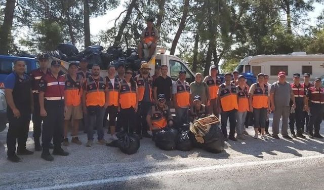 Ula’da orman yangınlarına karşı anlamlı etkinlik!