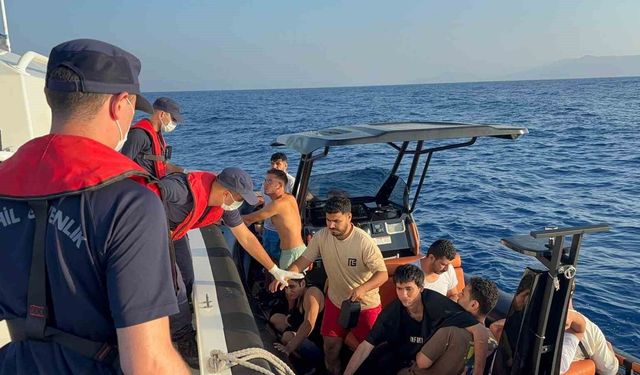 Dalaman’da 17 düzensiz göçmen yakalandı!