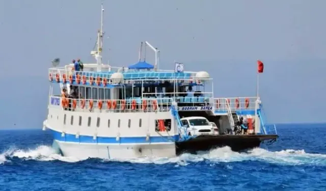 Bodrum - Datça feribot seferlerine fırtına engeli!