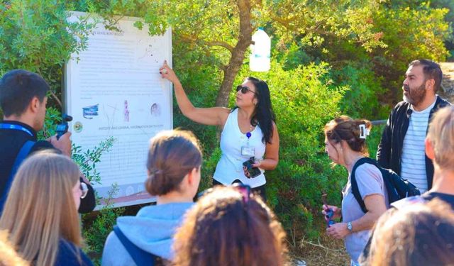 Erasmus öğrencileri Pedasa Antik Kenti’ni gezdi!