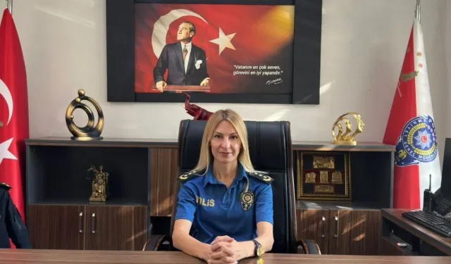 Yatağan’ın ilk kadın Emniyet Müdürü Gökçen Doğan göreve başladı!