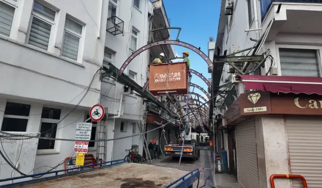 Marmaris çarşısı yenilenmek için kapsamlı dönüşüme alındı