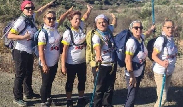 Kadınların Datça’da başlayan yürüyüşü Knidos’a uzandı