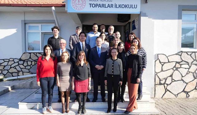 İl Milli Eğitim Müdürü Çay Köyceğiz’de eğitim çalışmalarını inceledi