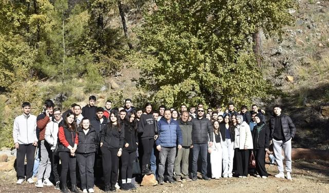 Köyceğiz’de ormancılık öğrencileri sahada uygulamalı eğitim aldı