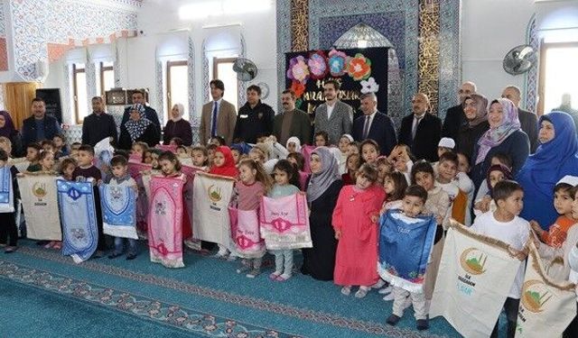 Köyceğiz’de minikler için “İlk Seccadem” programı düzenlendi