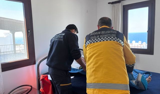 Bodrum Belediyesi’nden hasta nakil ve sağlık hizmetlerinde yoğun mesai