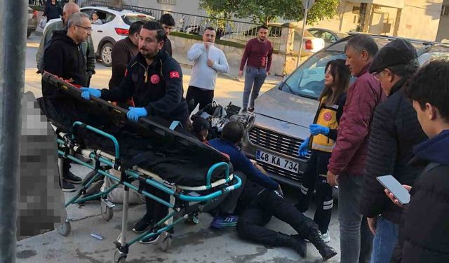 Milas’ta trafik kazası: Ticari araç motosiklete çarptı