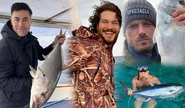 Balık, tekne, mavi: Deniz tutkunu ünlüler