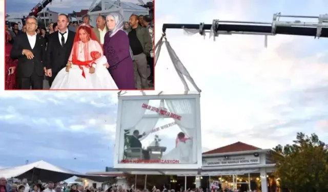 Fethiye’de sıra dışı düğün konsepti ilgi odağı oldu